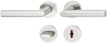 Sada dveřních klik, FSB ASL® model 11 1076/12 1076, nerez