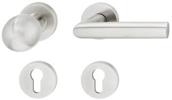 Sada dveřních klik, FSB ASL® model 11 1108/12 1108, nerez