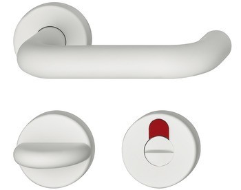 Sada dveřních klik, Polyamid/ocel, Hewi 111.R02.130