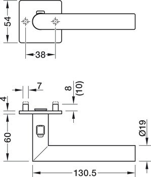 Sada klik, Häfele Startec LDH 0171-S s integrovaným zámkem