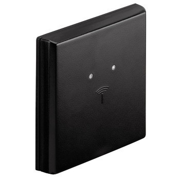 Sada nástěnné čtečky, Häfele Dialock WRU 400, design Häfele, 81 x 81 mm