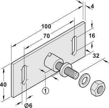 sada pro 3D montáž na strop a stěnu, Keku