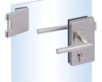 Sada pro skleněné dveře, Office Classic, Dorma Glas, s 3dílnými závěsy