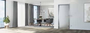 Sada pro skleněné dveře, Smart Entrance Aleo, s 3dílnými závěsy