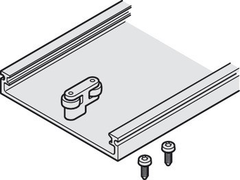 Sada spojovacích prvků, pro 2 dveře, spodní, Hawa-Concepta III