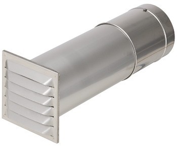 Sada teleskopického stěnového průduchu, Kulatý potrubní systém 150