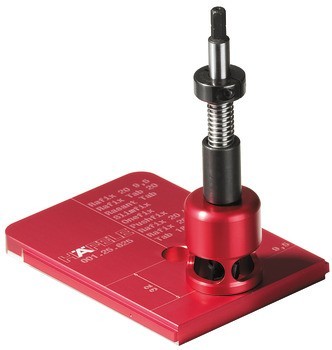 Sada vrtacího pouzdra, Häfele Red Jig pro nábytkový spoj Rafix 20