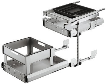 Sada vybavení, Montážní šířka 292 mm, Variant-C, se 2 systémovými zásuvkami, systém 25