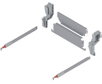 Sada zadního panelu, Blum Servo-Drive uno výsuv pro odpadkové koše, pro odpadkové koše k zavěšení na zásuvkové výsuvy s bočnicí