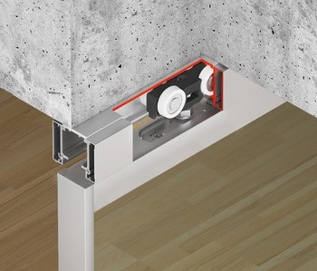 Sada zárubně, včetně montážních dílů, podlahového vedení a těsnění, pro tloušťku panelu 5–8,7 mm