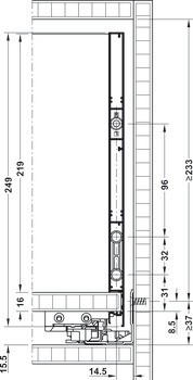 Sada zásuvky, Dynapro, nosnost 40 kg
