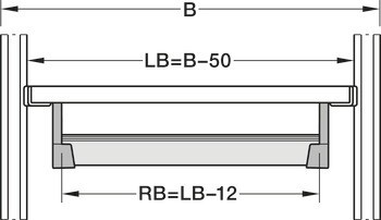 Šatní tyč, Häfele Versatile