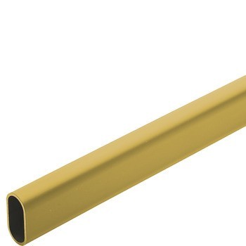 Šatní tyč, OVA 30 x 15 mm, ocel, válcovaná