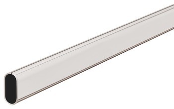 Šatní tyč, OVA 30 x 15 mm, ocel, válcovaná