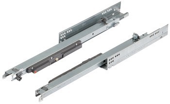Skrytý výsuv, Blum Movento 766 H plnovýsuv, nosnost do 60 kg, ocel, povrchová montáž, bez zajišťovacího kování