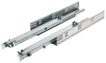 Skrytý výsuv, Blum Tandem 561 H plnovýsuv, nosnost do 30 kg, ocel, pro povrchovou montáž, montáž na čepy