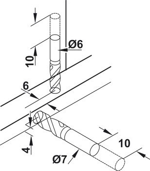 Skrytý výsuv, Häfele Matrix Runner UM A30, plnovýsuv, nosnost do 30 kg