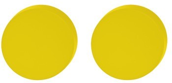 Slepá rozeta, polyamid, Hewi, model 306.23BL, pro kliky 111.20E/R, 111.23E/R