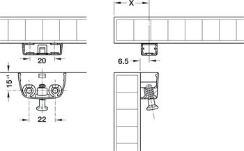 RV/O Horní díl, RV/O horní díl, se zajištěním