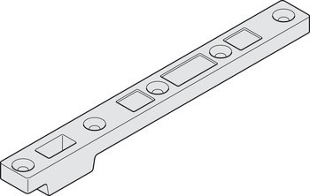 Spodní příruba, 7421 N, pro dvojčinné dveře, podlahový zavírač
