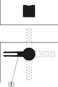Spojovací kování pro stolové desky, oddělitelné stolové desky