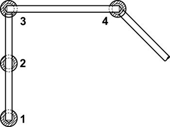 Spojovací kroužek, systém relingu nástavby, pro reling nástavby 6 mm