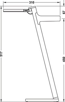 Stolní lampa, Nimbus Roxxane Leggera 52 CL