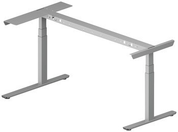 Stolové podnoží, Häfele Officys TE601 Work Classic, rohové řešení, elektricky nastavitelné, zdvih 650 mm