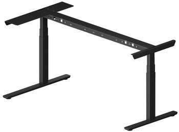 Stolové podnoží, Häfele Officys TE601 Work Classic, rohové řešení, elektricky nastavitelné, zdvih 650 mm