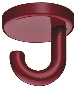 Stropní háček, se 1 háčky, montáž na strop, polyamid