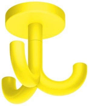 Stropní háček, se 3 háčky, montáž na strop, polyamid