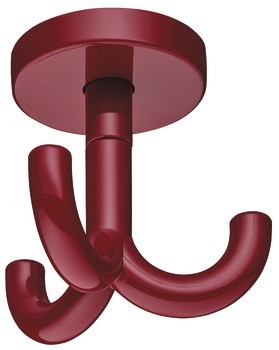 Stropní háček, se 3 háčky, montáž na strop, polyamid