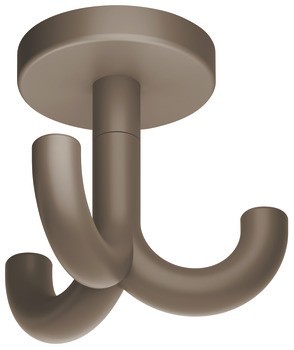 Stropní háček, se 3 háčky, montáž na strop, polyamid