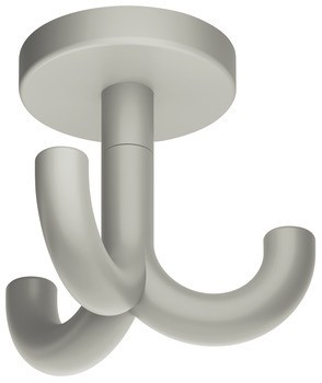 Stropní háček, se 3 háčky, montáž na strop, polyamid