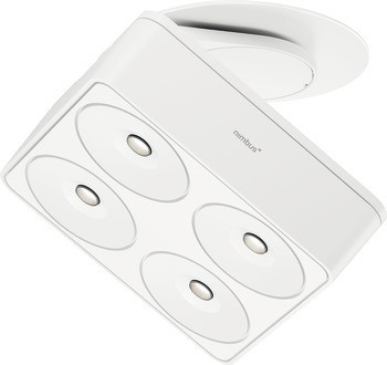 Stropní svítidlo pro povrchovou montáž, Nimbus Q Four Connect TT, 24 V, tunable white