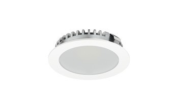 Stropní svítidlo pro zápustnou/povrchovou montáž, Häfele Loox LED 3094, 24 V, vrtaný otvor ⌀ 58 mm, hliník