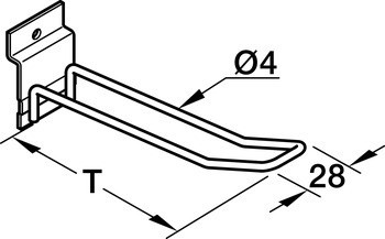 Svorka na potrubí, s uzavřeným relingem