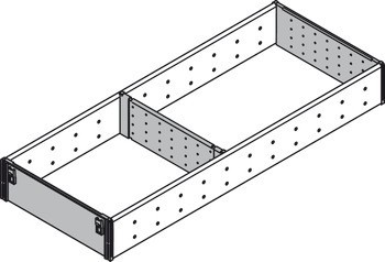 Systém vnitřní organizace, Blum Orga-Line, Tandembox, pro zásuvky systémové výšky M, výška bočnice 83 mm