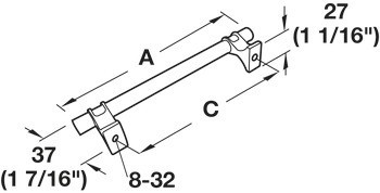 Systém zásuvkových výsuvů s bočnicí, Häfele Matrix Box Slim A Synchro, výška bočnice zásuvky 128 mm