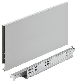 Systém zásuvkových výsuvů s bočnicí, Häfele Matrix Box Slim A Synchro, výška bočnice zásuvky 175 mm
