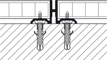 Systémová lišta, Svislý systém NB, 1řadý