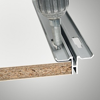 Systémová lišta, Svislý systém NB, 2řadý