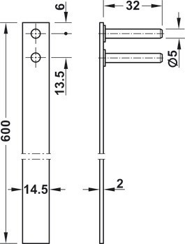 Tělo centrálního otočného zámku, Econo, s vložkou s plátkovými stavítky, pro montáž do čelního panelu