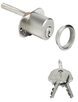 Tělo centrálního otočného zámku, Häfele Symo FM Pro, s pevnou vložkou s pinovými stavítky, zdvih 17 mm, standardní profil, individuální, Service+