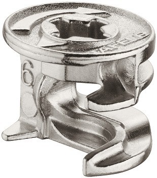 Tělo spoje, Häfele Minifix® 15, zinková slitina, bez límce