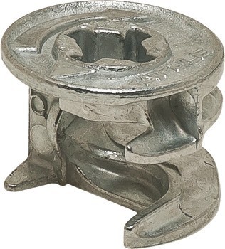 Tělo spoje, Häfele Minifix® 15, zinková slitina, bez límce