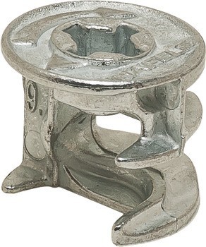 Tělo spoje, Häfele Minifix® 15, zinková slitina, bez límce