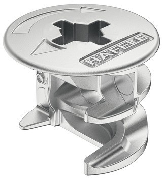 Tělo spoje, Häfele Minifix® 15, zinková slitina, s límcem