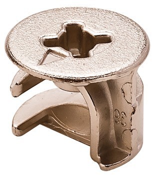 Tělo spoje, Häfele Minifix® 15, zinková slitina, s límcem