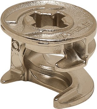 Tělo spoje, Häfele Minifix® 15, zinková slitina, bez límce